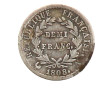 Napoléon Ier, demi franc 1808, argent, p