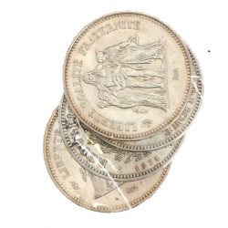 4 p. 50 fr argent poids 120,1 grs