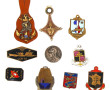 10 insignes divers colonies dont Indochi