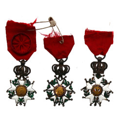LEGION D'HONNEUR - 3 médailles époque Na