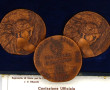 3 médailles en bronze République de San 