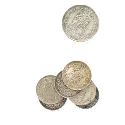 SUISSE - 1 p . 1 fr + 6 p. 50 cts poids