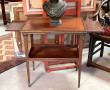 Table desserte en acajou et laiton, styl