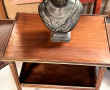 Table desserte en acajou et laiton, styl