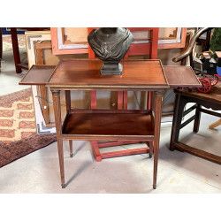Table desserte en acajou et laiton, styl