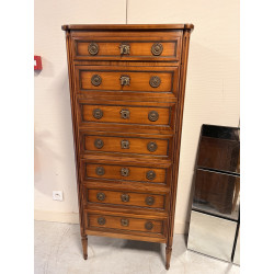 Semainier de style Louis XVI en merisier