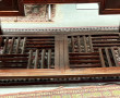 ASIE - Console en bois verni ouvrant à 4