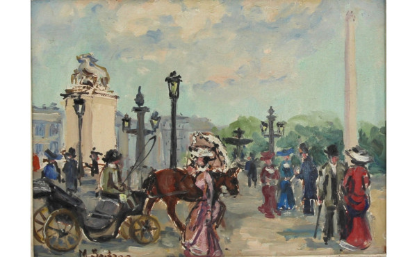 Marina SEDRAC (1919-1999) "Place de la C