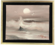 D.PERAY (Xxème) "Marine aux mouettes et 