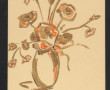 Paule ROZIER "Bouquet de fleurs", techni