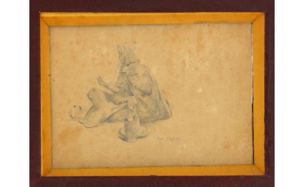 Théodore FRERE (1814-1888) "Mendiant ara