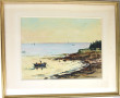 René AUBERT (1894-1977) "Plage en Finist