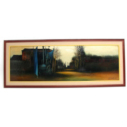 Albert DEMAN (1929-1996) "La machine du 