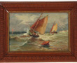 Gaston CORBIER (1869-1945) "Bateaux de p