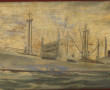 Robert YAN (1901-1994) "Navire en mer", 