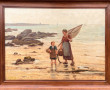 Ecole de Française début XXème "Pêcheuse