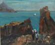 Philippe GRANAT (Xxème) "Paysage breton,