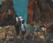 Philippe GRANAT (Xxème) "Paysage breton,