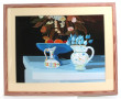 P.ROUX (Xxème) "Nature morte à la coupe 