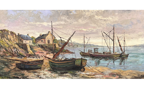 SCHILLINGER (Xxème) "Petit village de pê