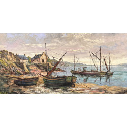 SCHILLINGER (Xxème) "Petit village de pê
