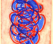 JF DOURNEAU (Xxème) "Variation bleu et r