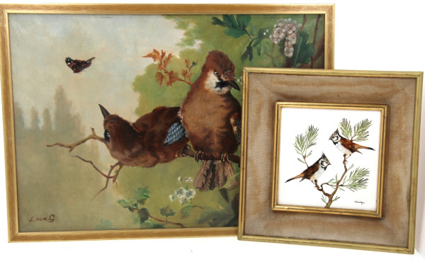 Thème OISEAUX - Laur. G (XIXè-Xxè) "Jais
