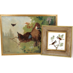 Thème OISEAUX - Laur. G (XIXè-Xxè) "Jais