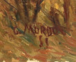 Gustave MORDO (1907-?) "Chemin ensoleill