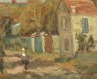 Gustave MORDO (1907-?) "Paysage Ile-de-F