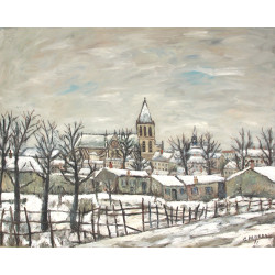 Gustave MORDO (1907-?) "Saint-Denis la b
