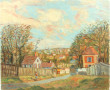 Gustave MORDO (1907-?) "Une rue à Montmo