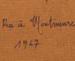 Gustave MORDO (1907-?) "Une rue à Montmo