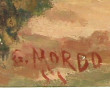 Gustave MORDO (1907-?) "Chemin du Doule,
