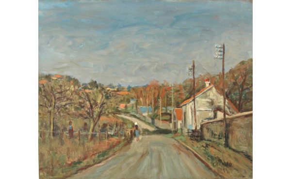 Gustave MORDO (1907-?) "Ile de France, M