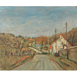 Gustave MORDO (1907-?) "Ile de France, M