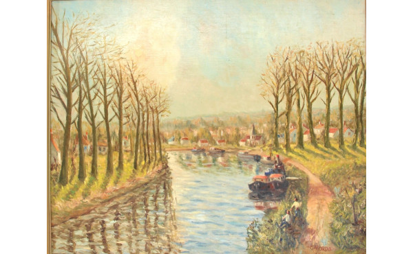 Gustave MORDO (1907-?) "Après-midi sur l