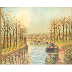 Gustave MORDO (1907-?) "Après-midi sur l