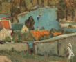 Gustave MORDO (1907-?) "Eglise de Vetlei