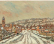 Gustave MORDO (1907-?) "Jour de neige" 