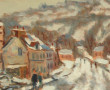 Gustave MORDO (1907-?) "Jour de neige" 