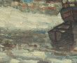 Gustave MORDO (1907-?) "Fin d'Oise" huil