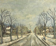 Gustave MORDO (1907-?) "Paysage de neige