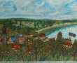 Gustave MORDO (1907-?) "La Seine vers Ro