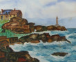 Gustave MORDO (1907-?) - Paysage de côte