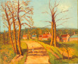 Gustave MORDO (1907-?) "Le lys Chantilly