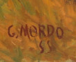 Gustave MORDO (1907-?) "Cour de ferme pa