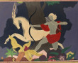 Ecole Française années 50 "Diane chasser