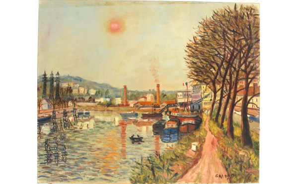 Gustave MORDO (1907-?) "La Briche à Sain