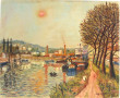 Gustave MORDO (1907-?) "La Briche à Sain